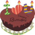 birthday cards stickers for doodlegram android application logo